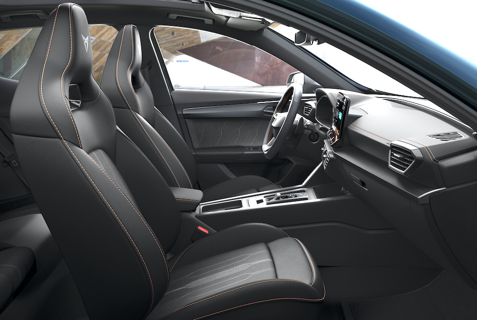 Cupra Formento e-hybrid interior and dashboard